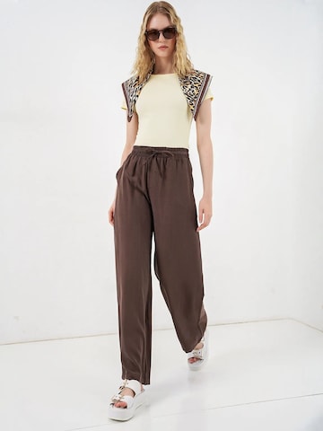 Bigdart Wide leg Trousers in Brown