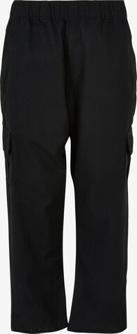 Urban Classics Regular Trousers in Black: front