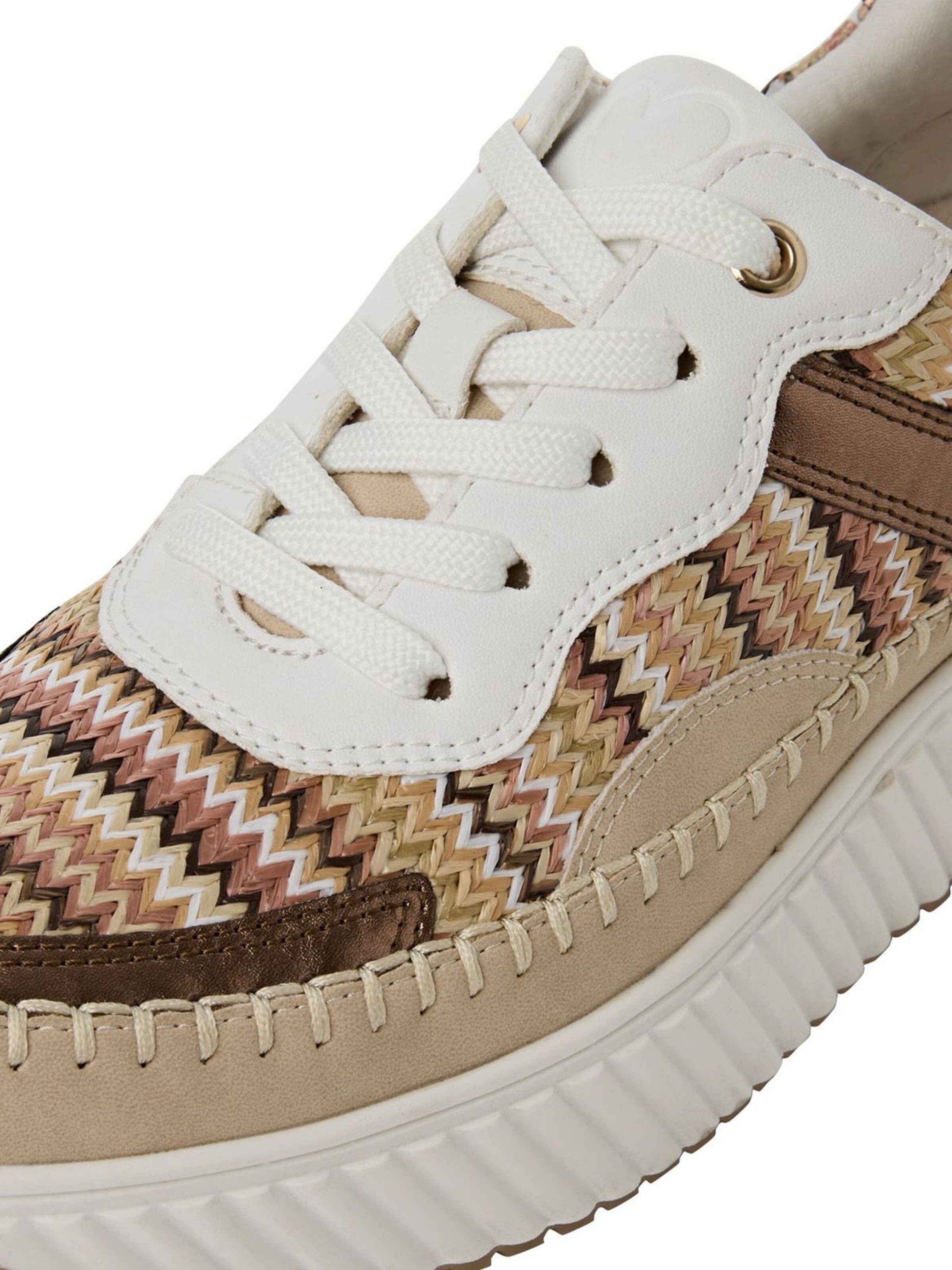 MARCO TOZZI Sneakers laag in Beige