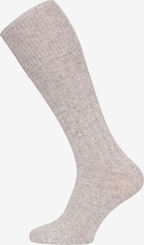 HomeOfSocks Kniestrümpfe 'HOSK494' in Grau: Vorderseite