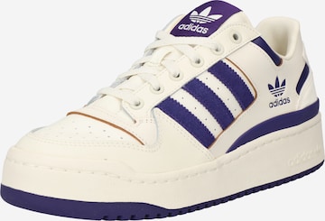 Baskets basses 'FORUM' ADIDAS ORIGINALS en blanc : devant