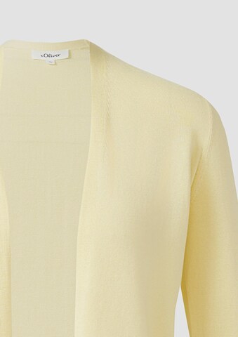 s.Oliver Strickjacke in Gelb