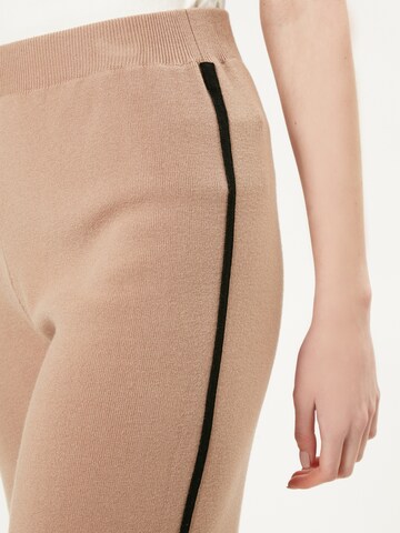 Influencer Wide Leg Hose in Beige