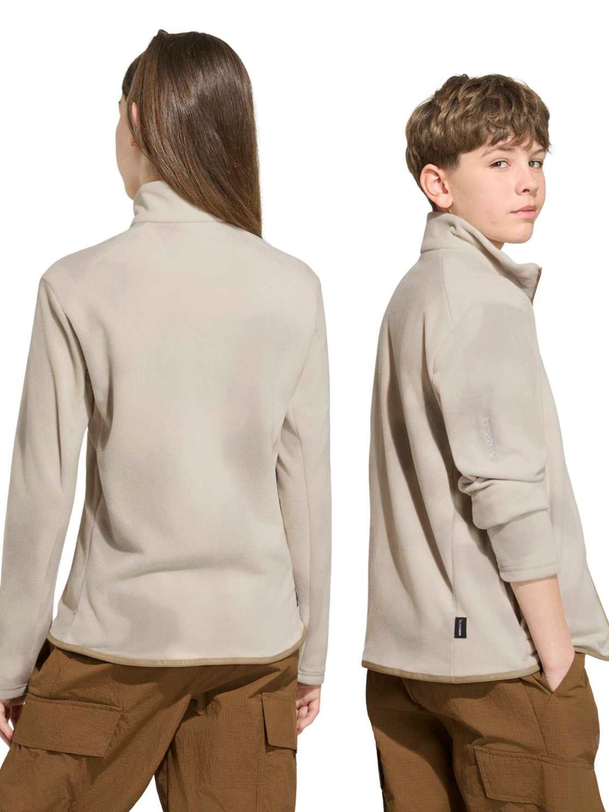 ADIDAS TERREX Athletic Fleece Jacket 'MT' in Grey