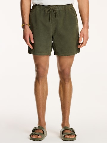 Shiwi Regular Trousers 'RIO' in Green: front