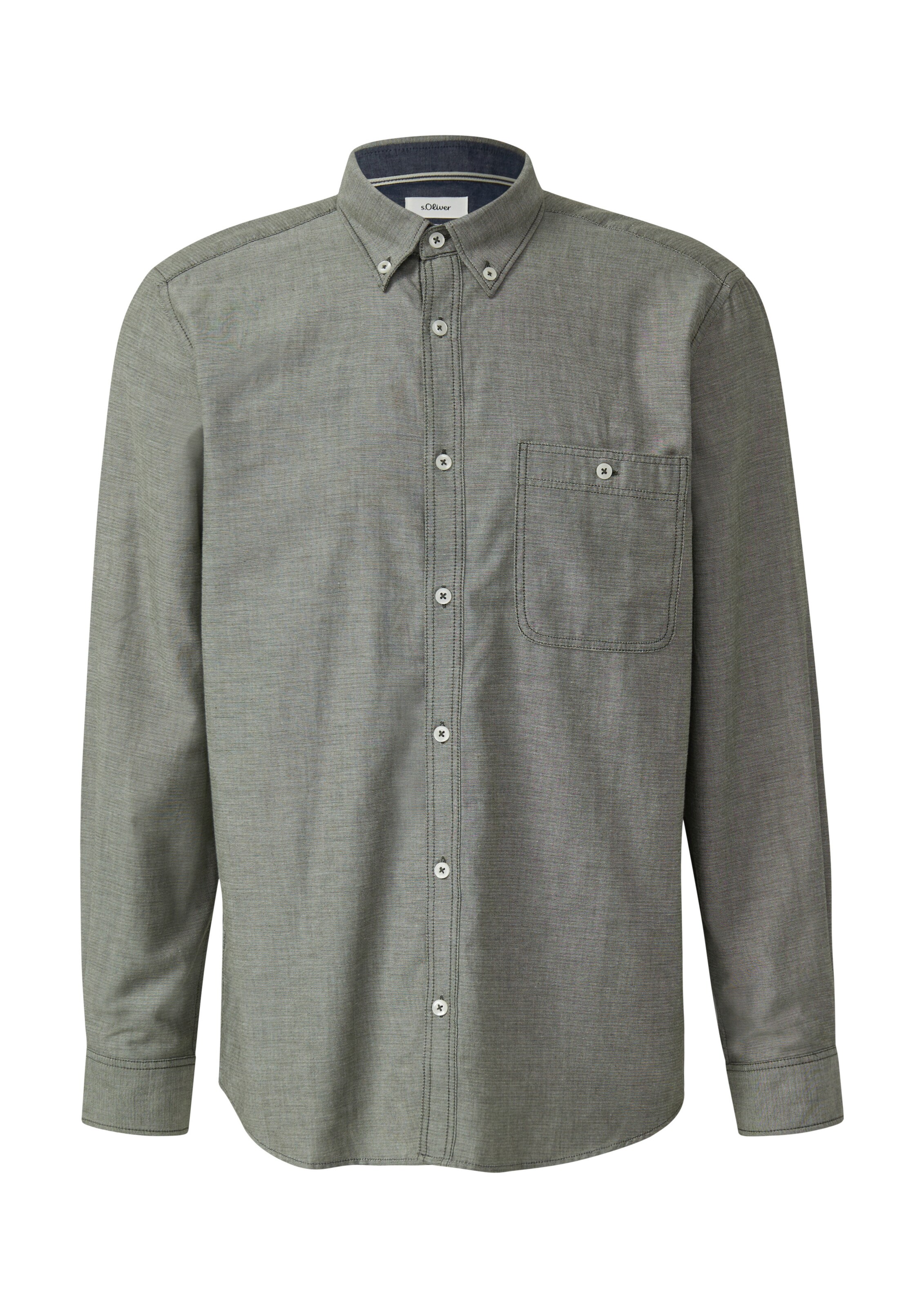 s.Oliver Hemd in oliv, Produktansicht
