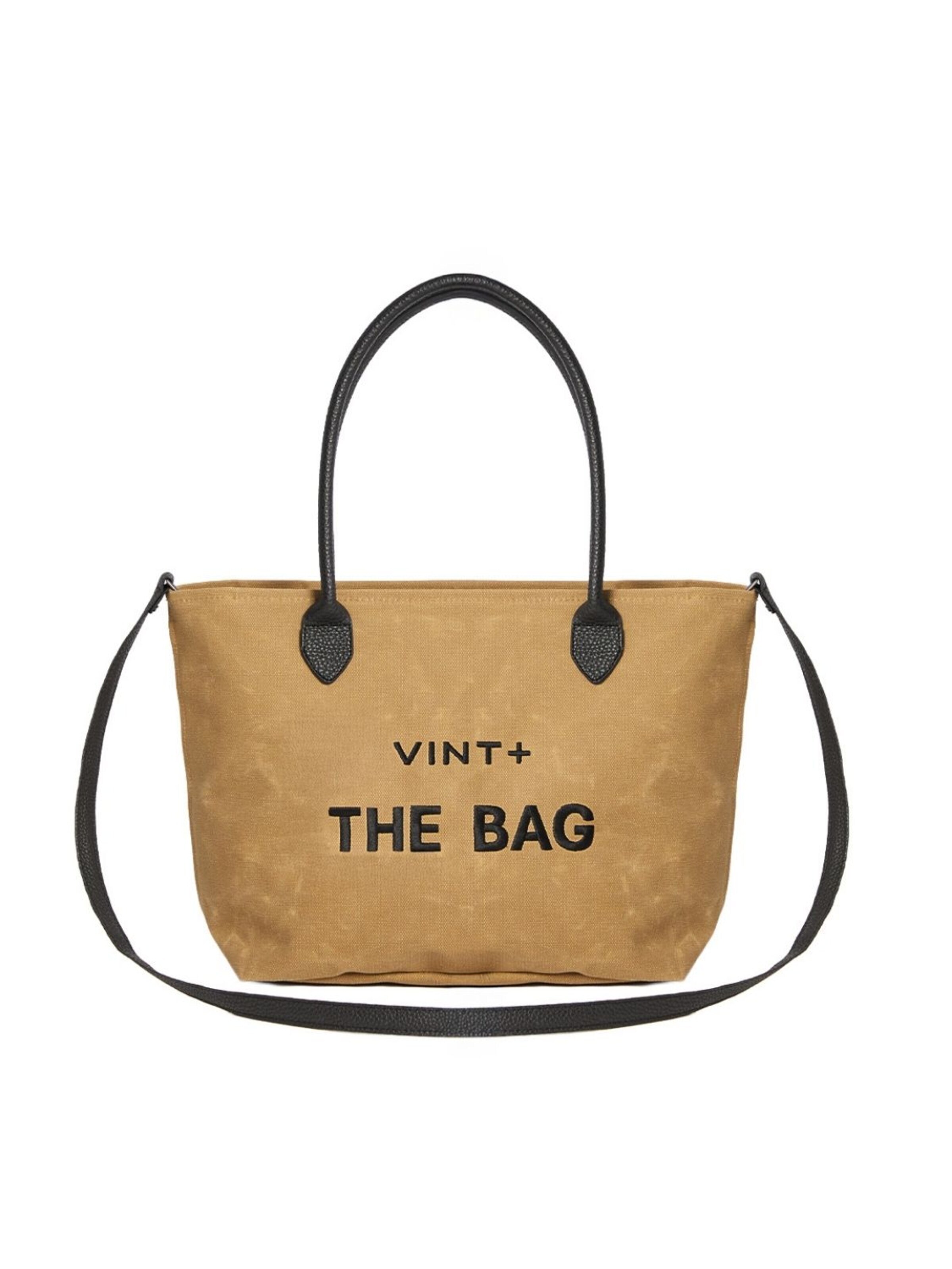 VINT+ - Bolso de mano 'Fine Bag Big' en beige
