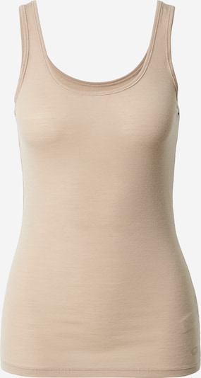 Sportiniai marškinėliai be rankovių 'Siren' iš ICEBREAKER, spalva – smėlio spalva, Prekių apžvalga