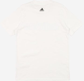 ADIDAS SPORTSWEAR Функционална тениска 'Essentials' в бяло