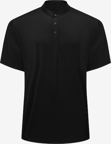 ALLTHEMEN Shirt 'Atmen' in Black: front