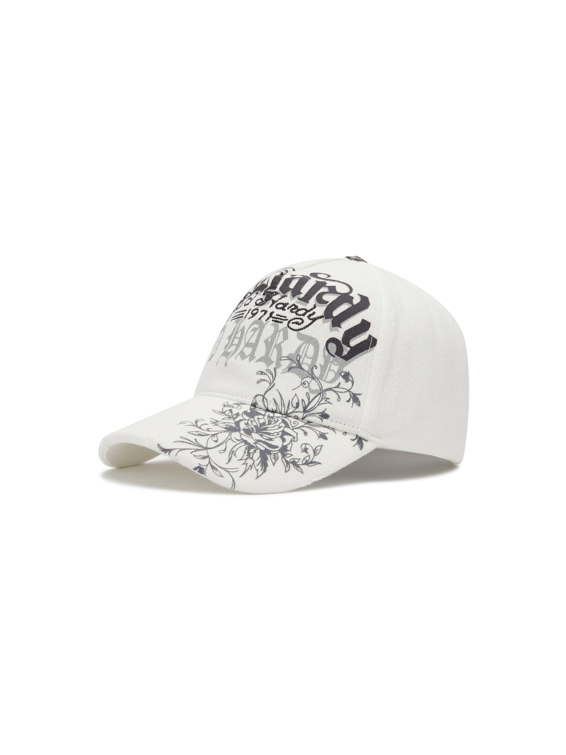Ed Hardy Шапка с козирка в размер 55-60 в кремаво / пъстро, Преглед на продукта