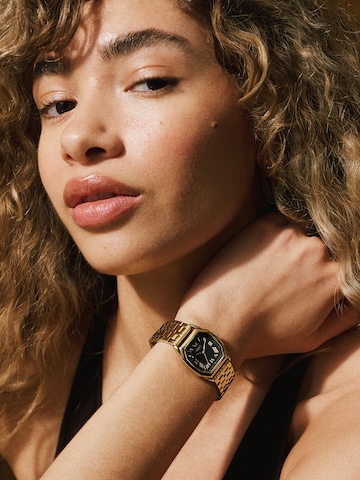 FOSSIL Аналоговые часы 'HARLOW' в Золотой: спереди