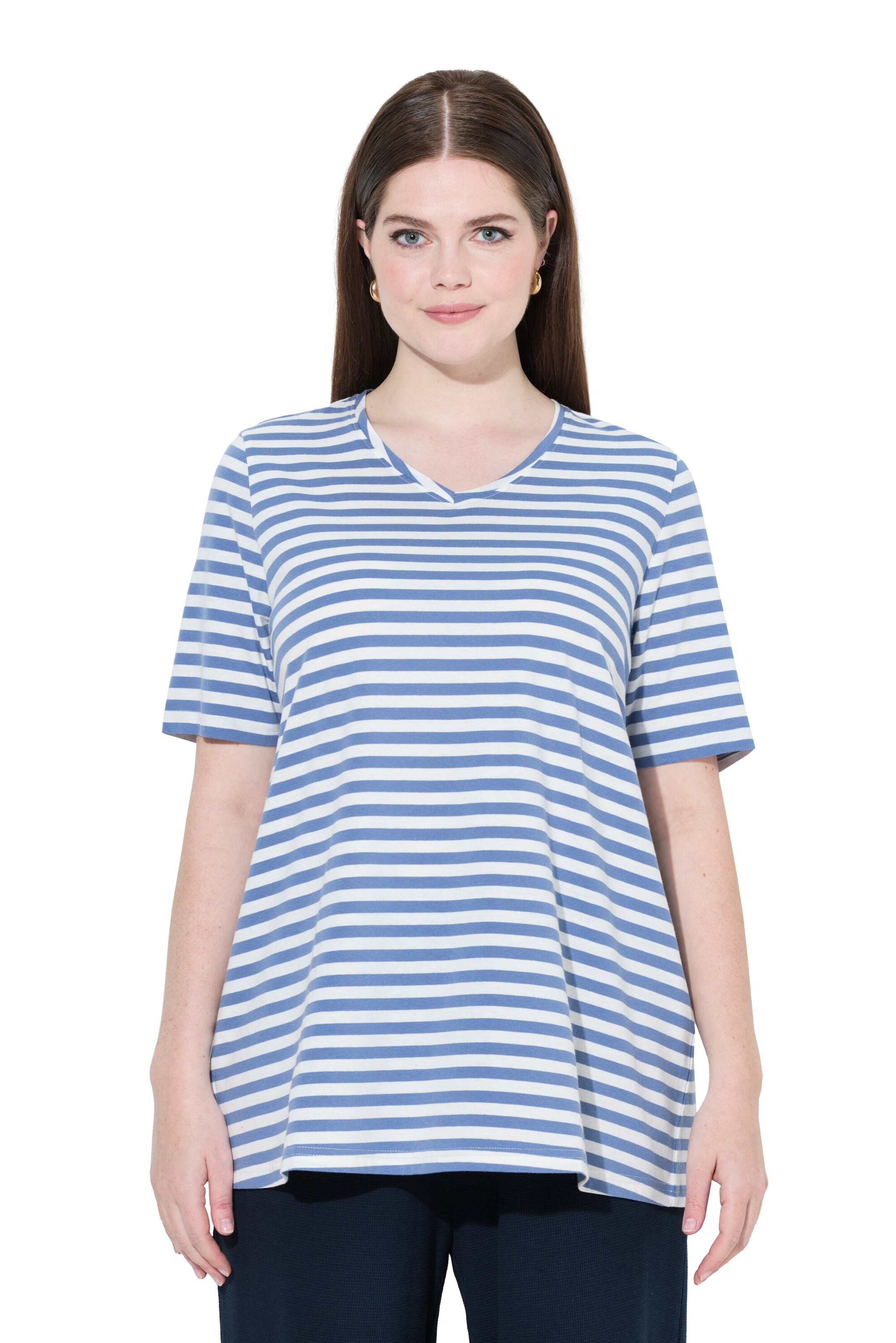 Ulla Popken Shirt in Blau: Vorderseite