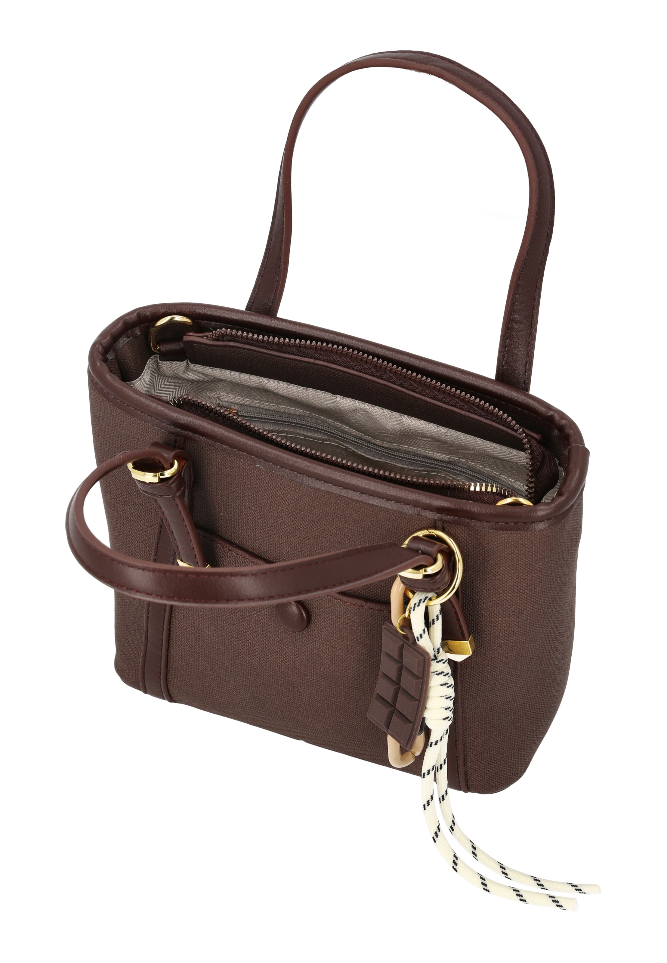 Usha - Mala de ombro em castanho