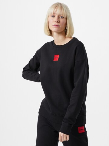 Sweat-shirt 'Nakira' HUGO en noir : devant