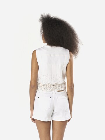 KOROSHI - Chaleco en blanco