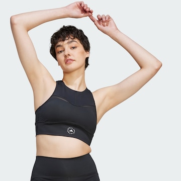 ADIDAS BY STELLA MCCARTNEY Bustier Sporttop in Schwarz