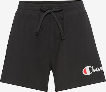 regular Pantaloni di Champion Authentic Athletic Apparel in nero: frontale