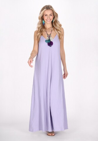 IZIA Summer dress in Purple: front