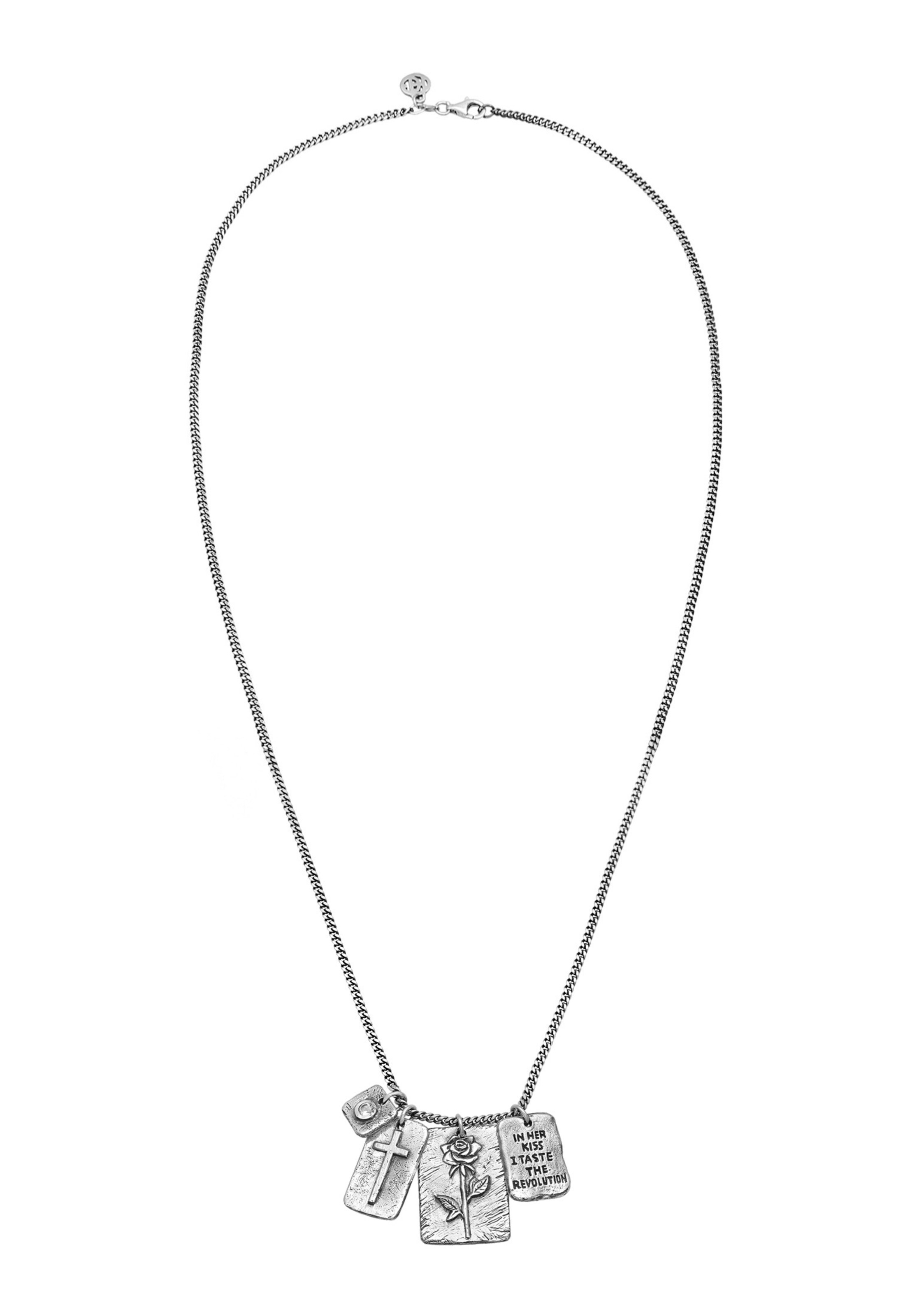 Chaîne Haze&Glory en argent : devant