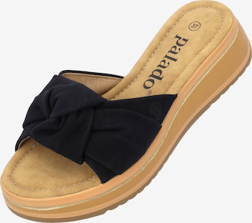 Palado Pantolette 'Theryx' in Blau: Vorderseite