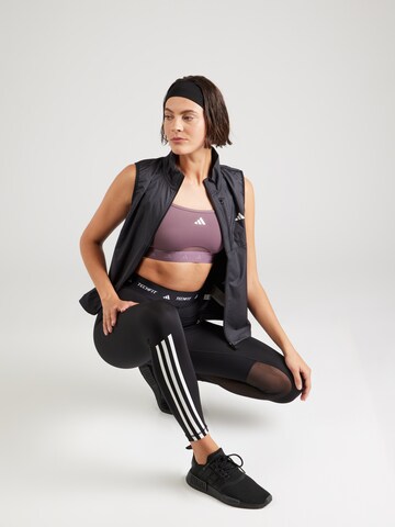 ADIDAS PERFORMANCE Bralette Sports bra 'HYPERGLAM' in Purple