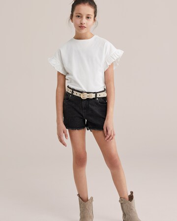 WE Fashion - Slimfit Vaquero en negro