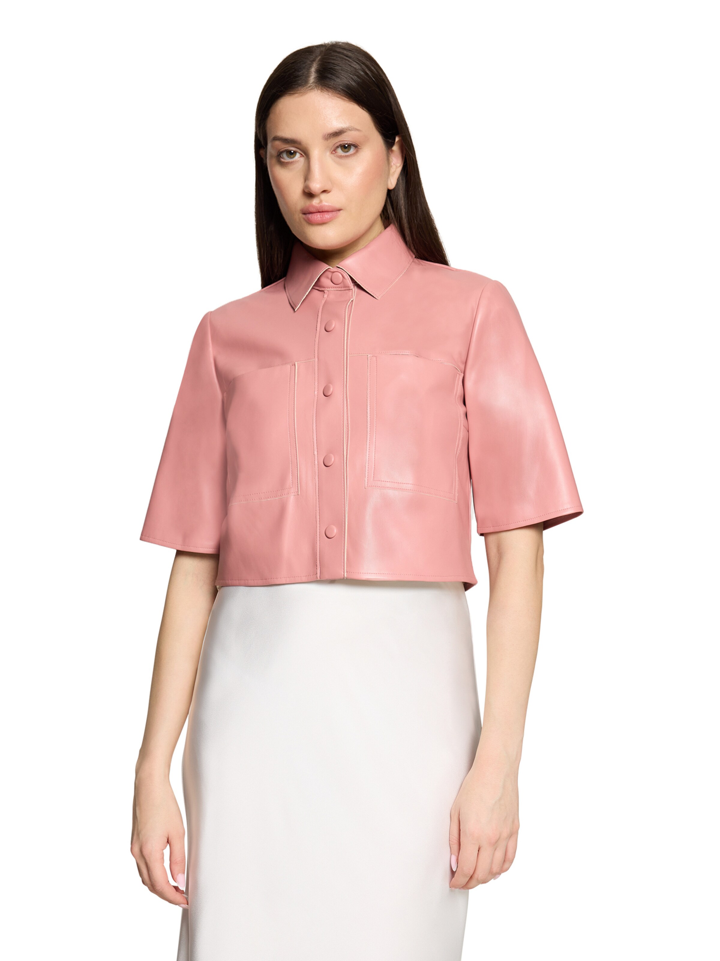 Veste mi-saison Vera Mont en rose : devant