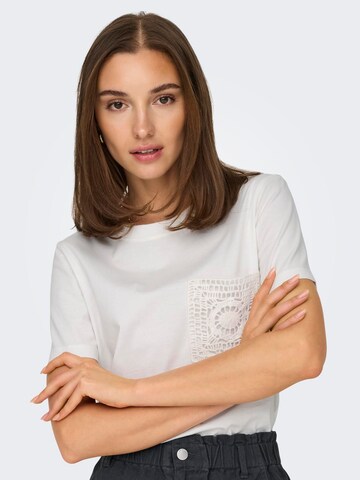 JDY - Camiseta 'JDYSELMA' en blanco