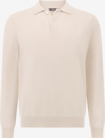 Pull-over Boggi Milano en blanc : devant