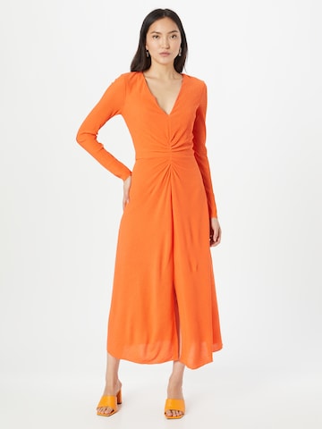 HUGO Φόρεμα 'Keglissy' σε πορτοκαλί: μπροστά