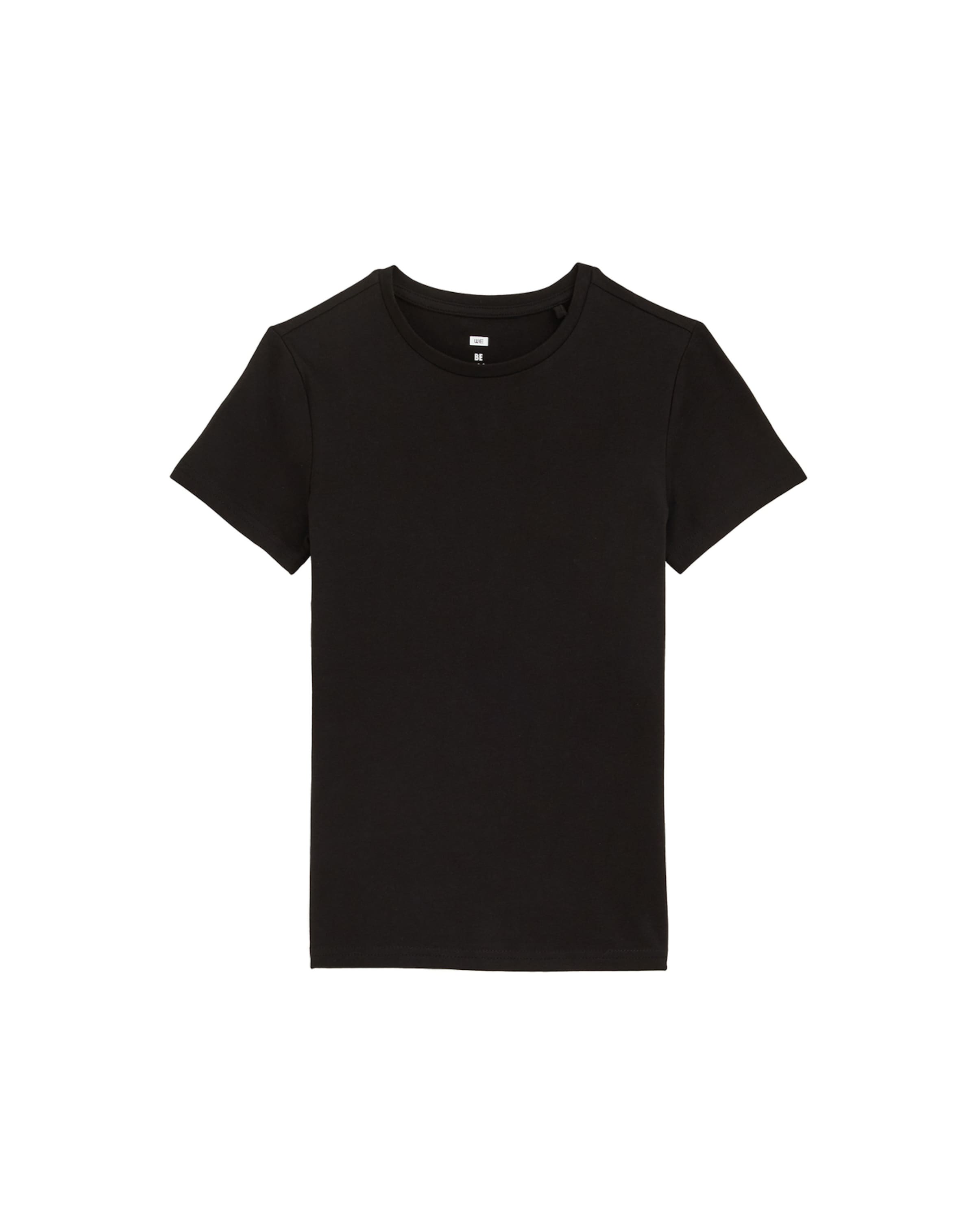 WE Fashion Μπλουζάκι σε μαύρο: μπροστά