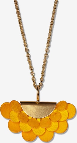Gretchen Necklace in Gold: front