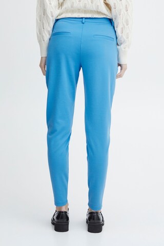 ICHI Tapered Broek 'Kate' in Blauw