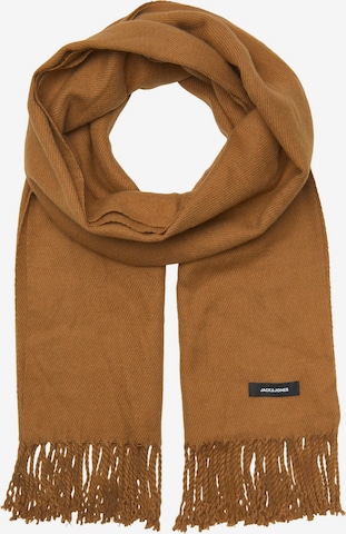 JACK & JONES Sjaal 'Solid' in Bruin: voorkant