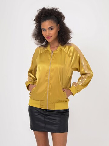 FRESHLIONS Between-Season Jacket 'Aurelia' in Yellow: front