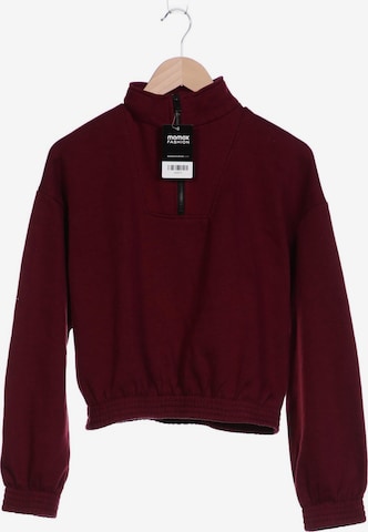 Bershka Sweatshirt & Zip-Up Hoodie in M in Red: front