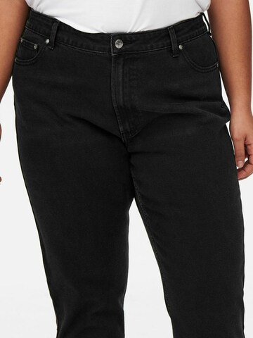 ONLY Carmakoma Skinny Jeans 'MILY' in Schwarz