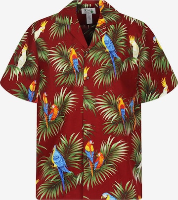 KY's - Camisa 'Kakadu Allover' en rojo: frente