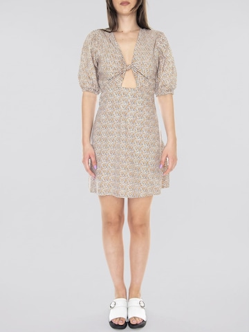 wild pony Sukienka 'W' Vestido Corto Cut Out con Estampado Floral Dress' w kolorze mieszane kolory: przód