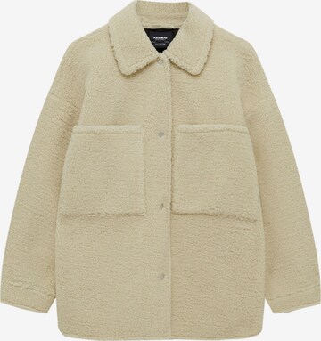 Pull&Bear Between-Season Jacket in Beige: front