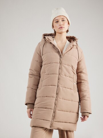 Eight2Nine Winter Coat in Brown: front