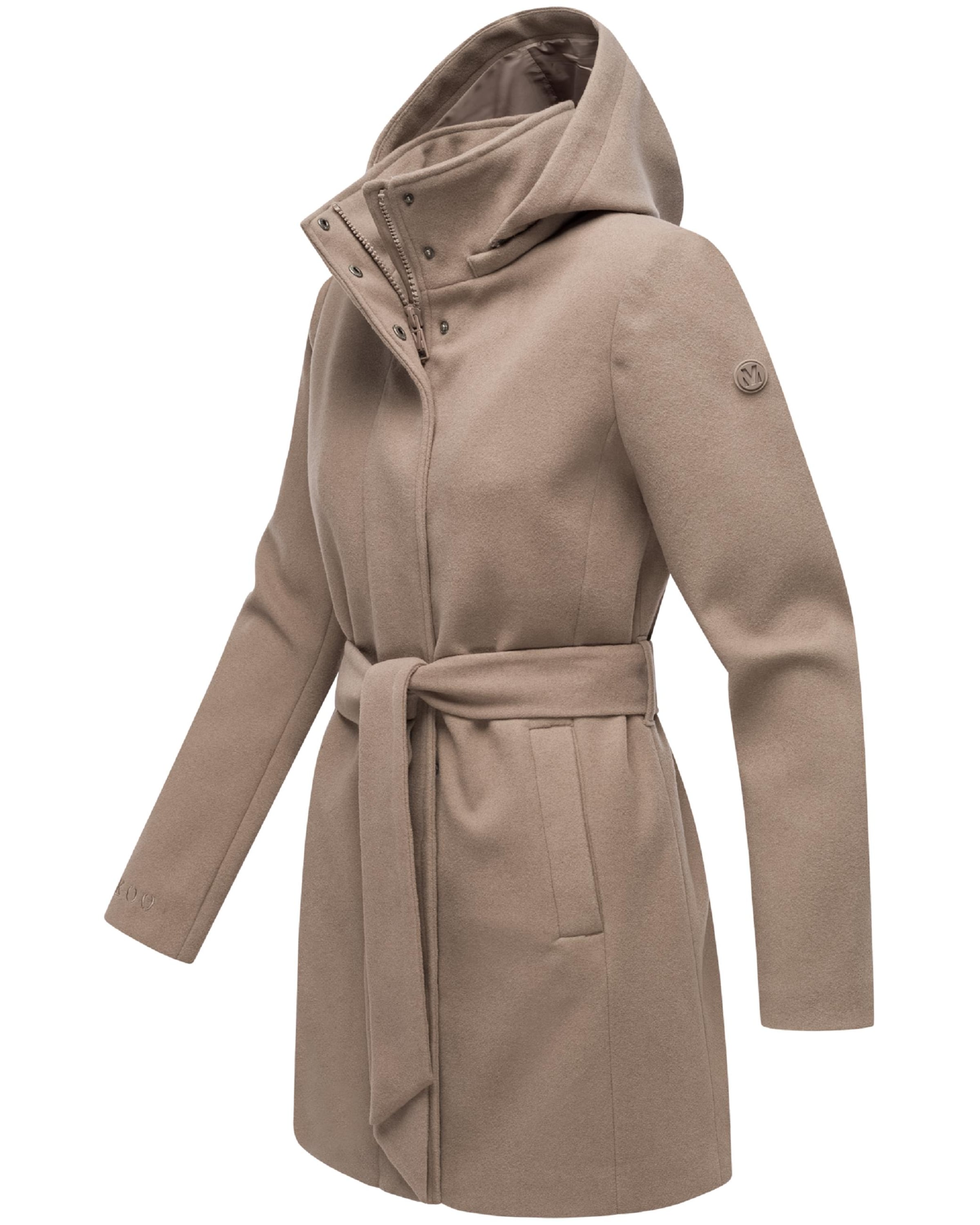 Manteau mi-saison 'Katalinaa 16' MARIKOO en marron