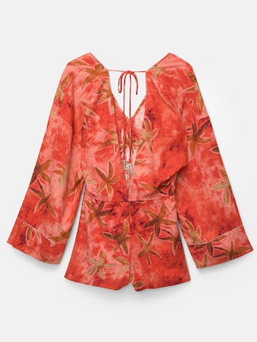 Combinaison Pull&Bear en rouge