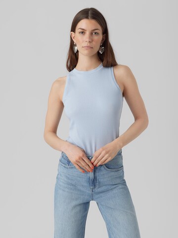 VERO MODA Top 'Lavender' | modra barva: sprednja stran