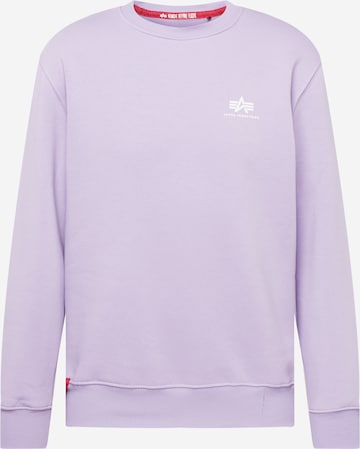 ALPHA INDUSTRIES Sweatshirt i lilla: forside