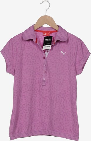 PUMA Poloshirt M in Lila: predná strana