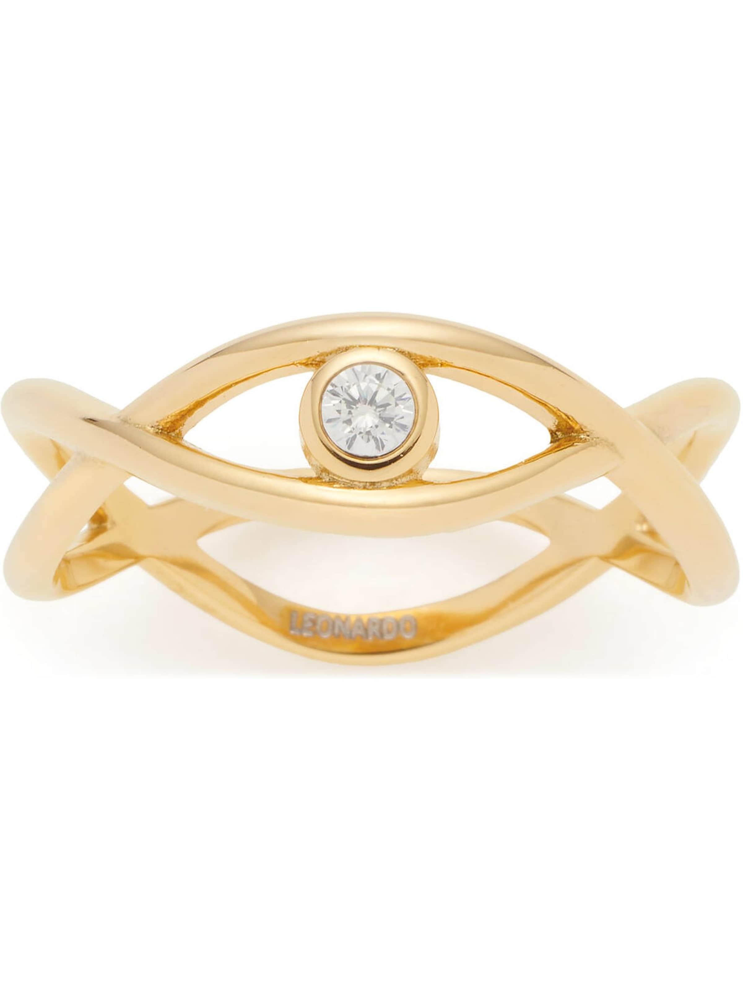 LEONARDO Ring in Gold: Vorderseite