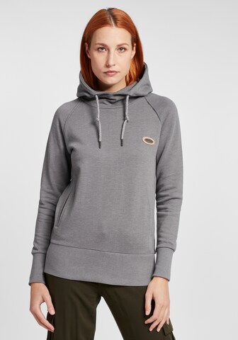 Oxmo Hoodie 'Puja' in Grau: predná strana