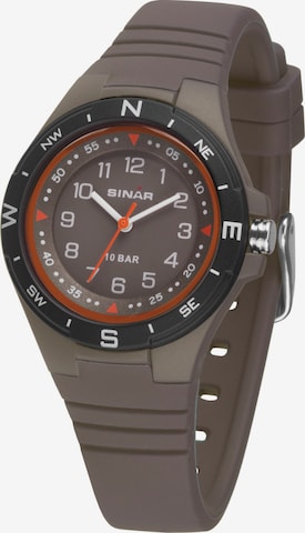 SINAR Analog Watch in Brown: front